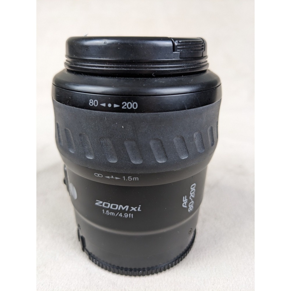 Minolta AF Zoom xi 1.5m/4.9ft 55mm 80-200mm Camera Lens